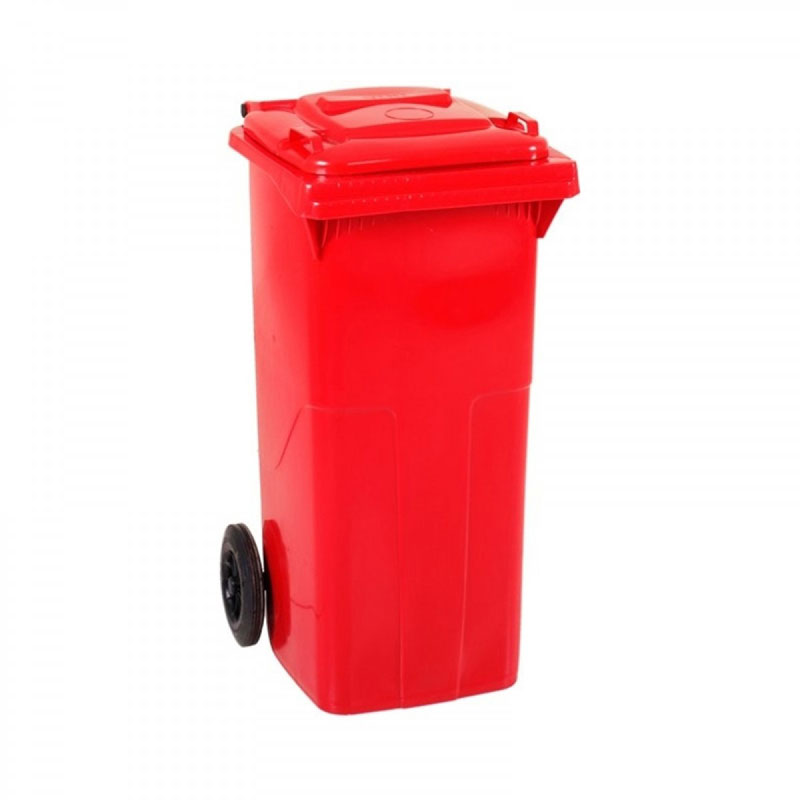 Wheelie Bin 120 lt Red