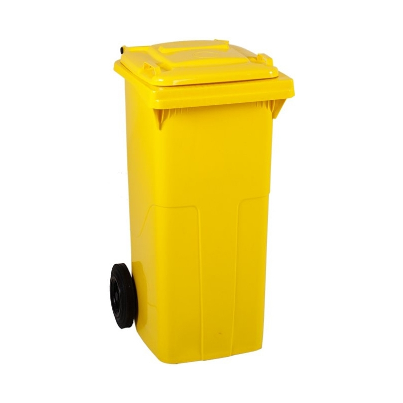 Wheelie Bin 120 lt Yellow