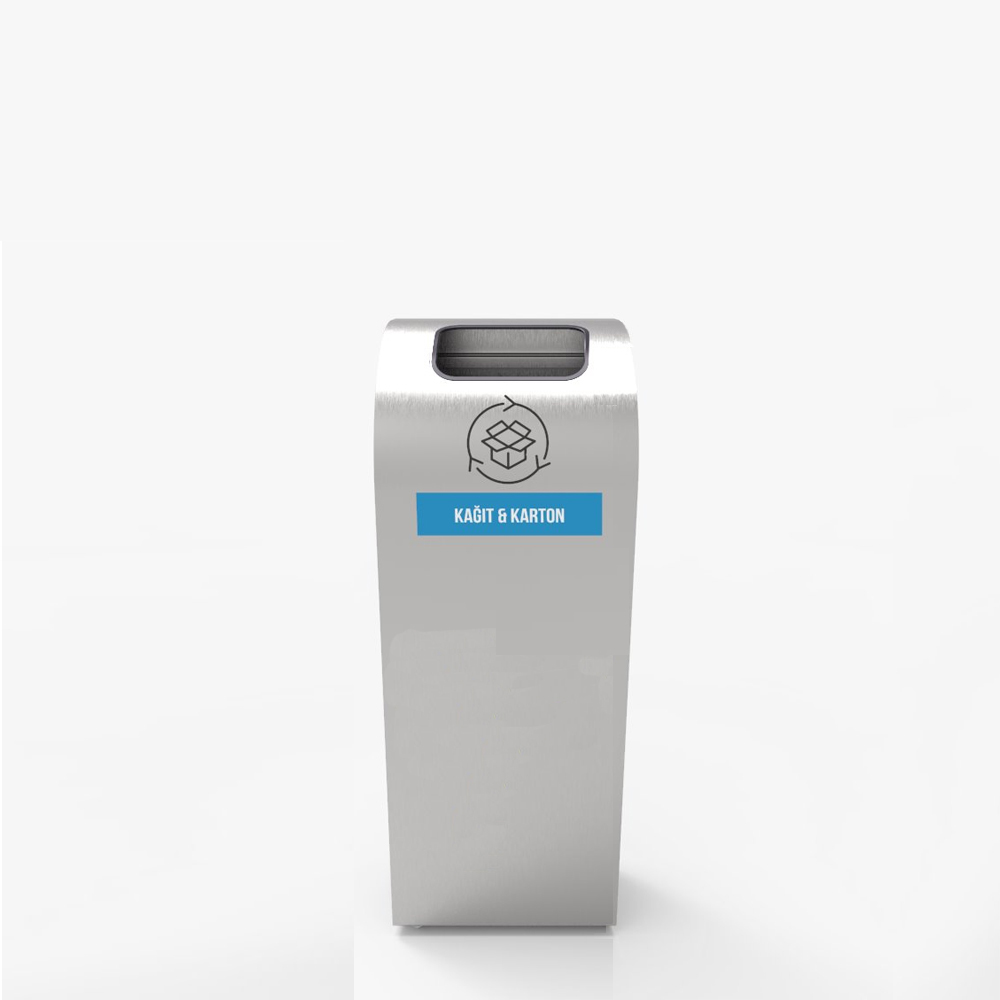 Recycle bin Stainless Steel Single