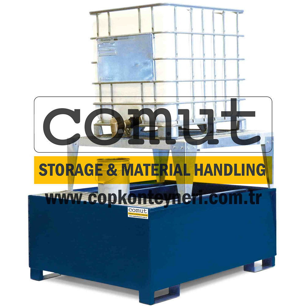 Chemical spill pallet IBC