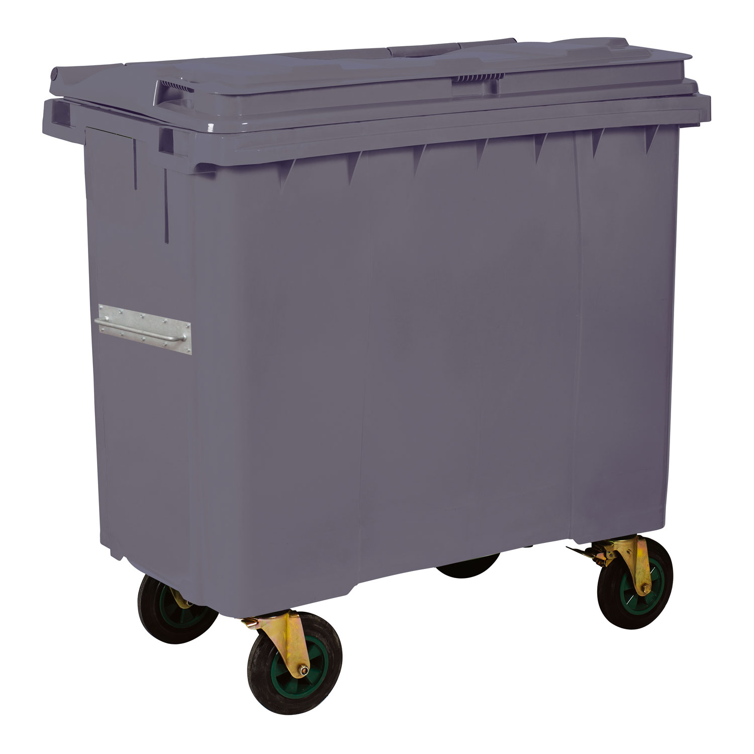 Plastic Waste Container 770 l Gray